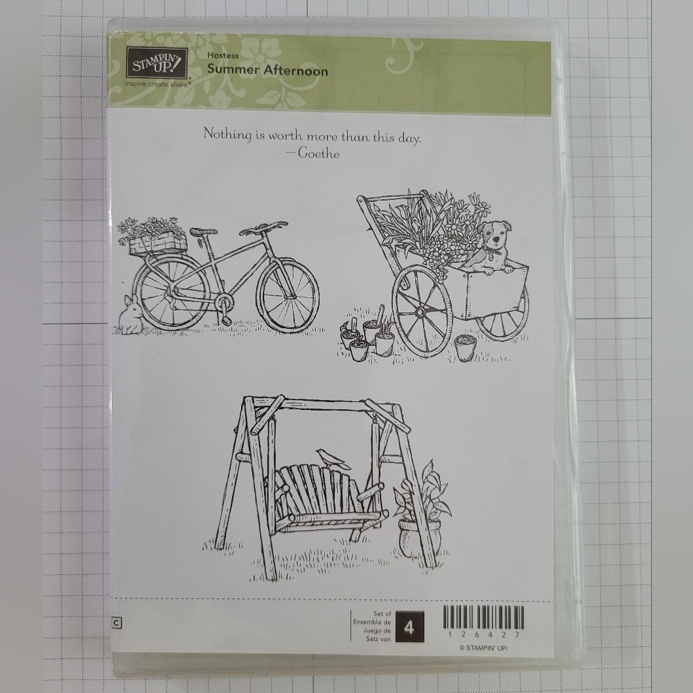🔖(3 For $20) Stampin' Up! - Summer Afternoon- LIKE NEW